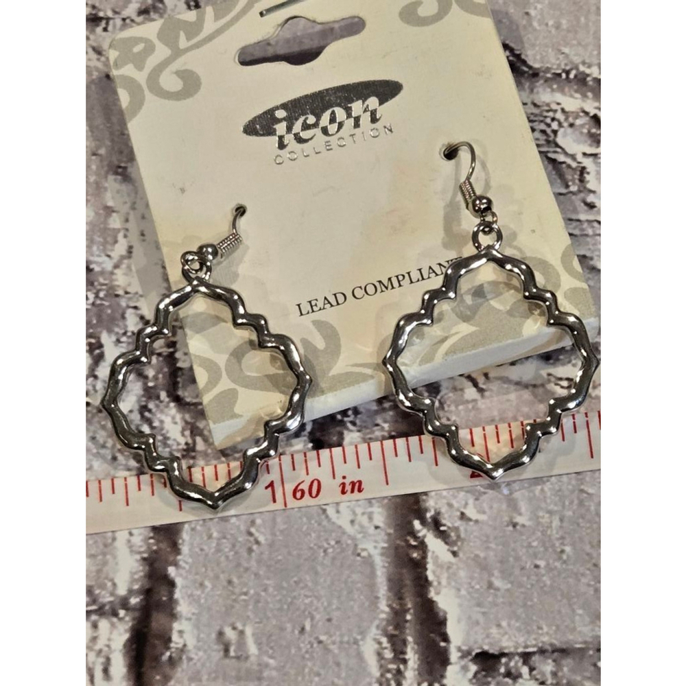 Icon Collection Silver Earrings - Picture 4 of 4
